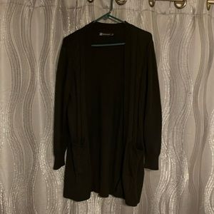 NY&C black cardigan with pockets